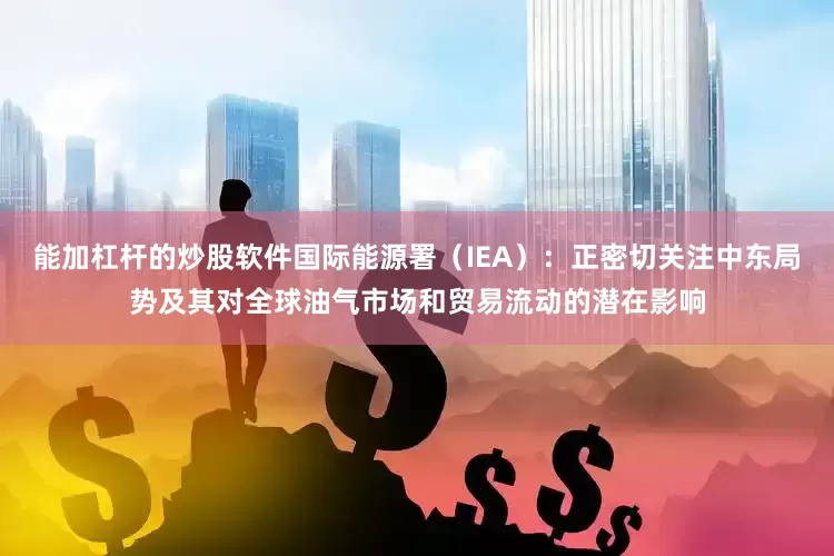 能加杠杆的炒股软件国际能源署（IEA）：正密切关注中东局势及其对全球油气市场和贸易流动的潜在影响